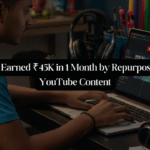 Aditya Earned ₹45K in 1 Month by Repurposing Old YouTube Content!